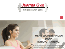 Tablet Screenshot of jupitergym.ch
